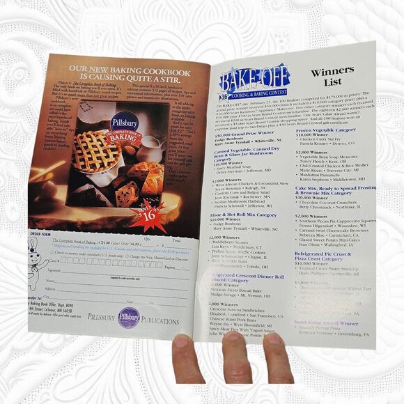 Bake-Off 36th Cooking & Baking Contest #157 3/94 - Pillsbury Classic Booklet - Picture 6 of 8
